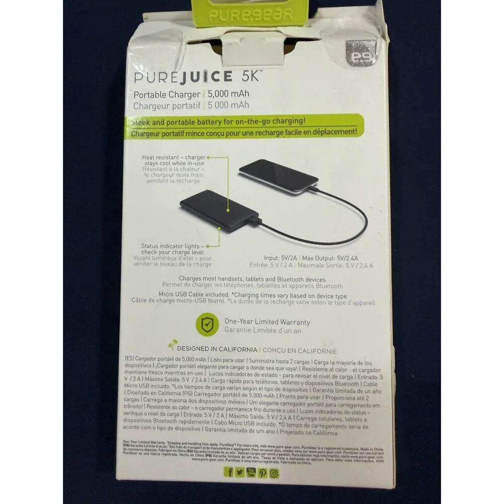 PureGear purejuice 5k